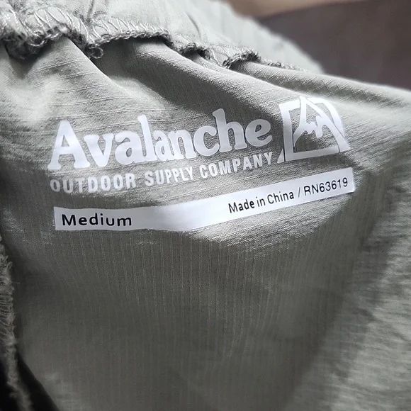 Avalanche Gray/Green Athletic Shorts/ Skort - Picture 6 of 8